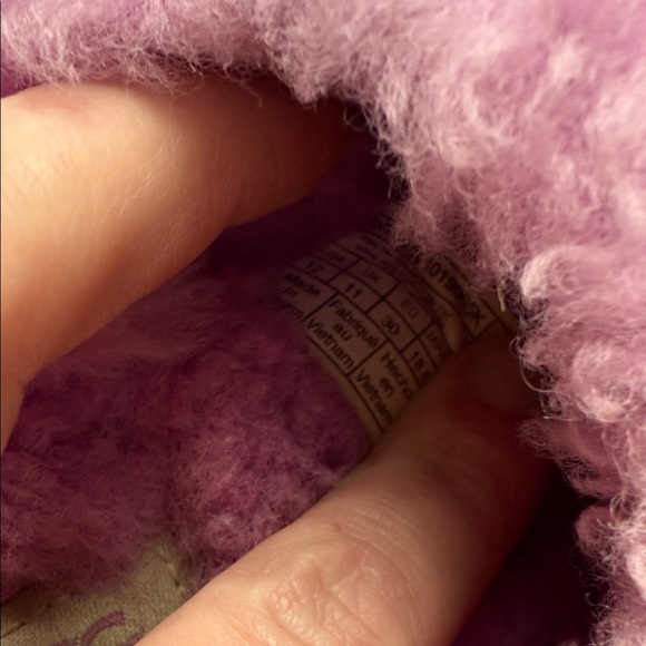 UGG Pink Fluffy Slippers - Picture 3 of 7